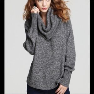 Joie Wesle Marble Cashmere Cowl Neck  Pullover Sweater  Women Size Large